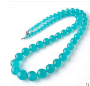 Natural Amazonite Crystal Beaded Necklace