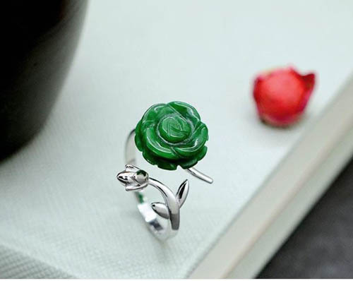 Natural-Hand-–-Carved-Jade-Rose-Ring-925-Sterling-Silver