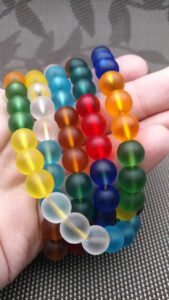 108 Multi Coloured Glaze Necklace / Bracelet