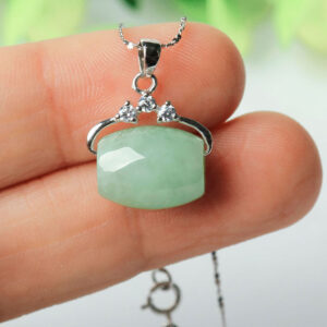 Green-Jadeite-Barrel-Beads-Silver-Necklace-5jpg