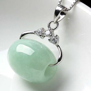 Green-Jadeite-Barrel-Beads-Silver-Necklace-5jpg